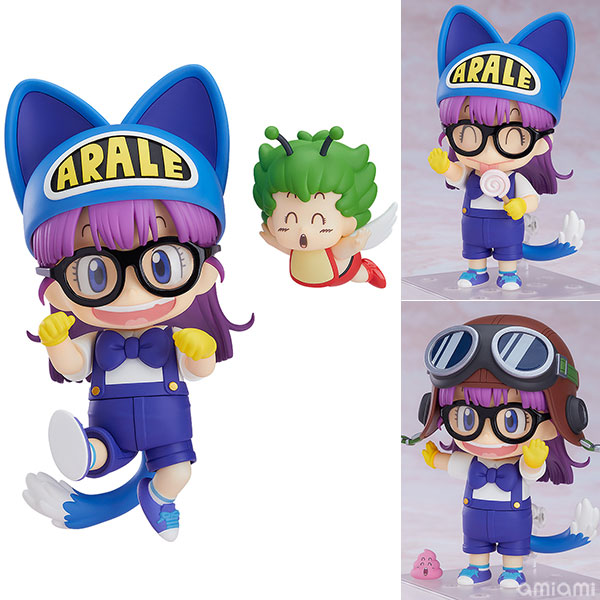 Good Smile Company Nendoroid Dr. Slump Arale Norimaki Cat Ears Ver. & Gatchan image 1