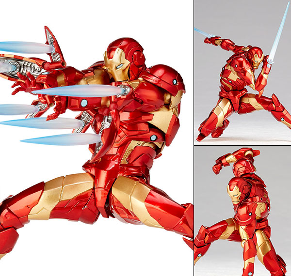 Kaiyodo Figure Complex Amazing Yamaguchi No.013 Iron Man Bleeding Edge Armor image 1