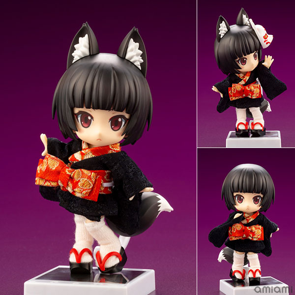 Kotobukiya Cu-poche Friends Kuro Kitsune Posable Figure