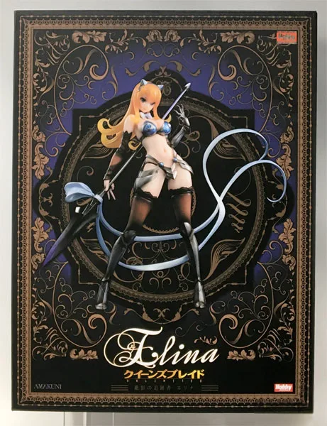 AMAKUNI Queen's Blade UNLIMITED Inescapable Shadow Elina 1/7 Complete Figure (Monthly HobbyJAPAN 2018 August & September Issue Mail Order, Particular Shop Exclusive] hình ảnh 1