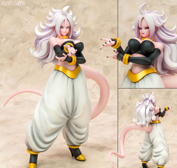 MegaHouse Dragon Ball Gals Dragon Ball Fighters Android 21 Henshin Ver. Complete Figure รูปภาพ 1