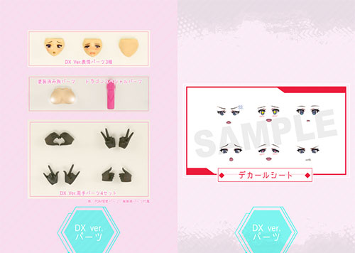 SkyTube DarkAdvent Vol.1 Dragondress Sophia DX Parts Set Plastic Kit รูปภาพ 1