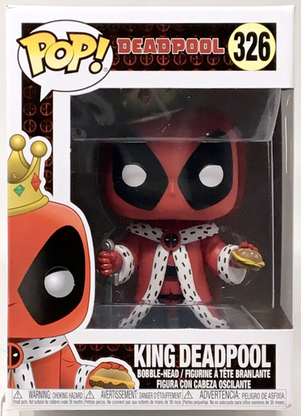 Funko POP! "Marvel Comics" "Deadpool Playtime" Deadpool (King Ver.) [Toy Sapiens Exclusive]