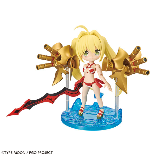 BANDAI SPIRITS Puchirittsu Caster/Nero Claudius Plastic Model "Fate/Grand Order"