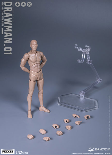 DAMTOYS 1/12 アクションフィギュア DRAWMAN 画像 1