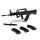 Tomytec LittleArmory [LADF01] Girls' Frontline Type 95 Automatic Rifle Type 1/12 Plastic Model gambar 9