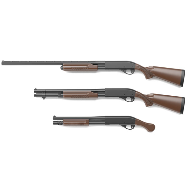 Tomytec LittleArmory [LA055] M870 Type Hardwood 1/12 Plastic Model รูปภาพ 1