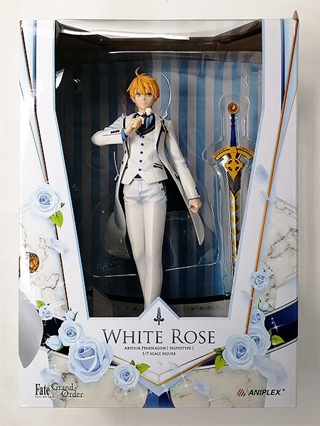 Aniplex Fate/Grand Order Saber/Arthur Pendragon Prototype Costume Dress White Rose 1/7 Complete Figure (Aniplex Plus Exclusive)