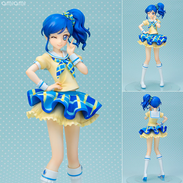 MegaHouse Lucrea Aikatsu! Aoi Kiriya Blue Stage Coord 1/7 Complete Figure 图片 1
