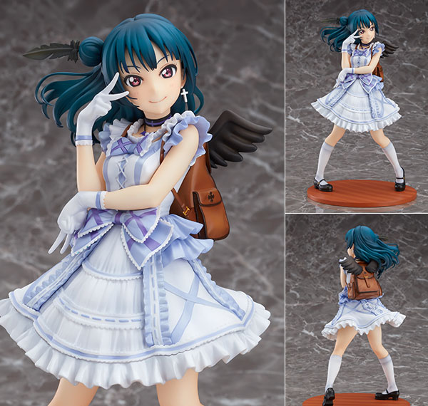 With Fans! [Bonus] Love Live! Sunshine!! Yoshiko Tsushima Blu-ray Jacket Ver. (Limited Edition!!) 1/7 Complete Figure (A-on STORE Exclusive)