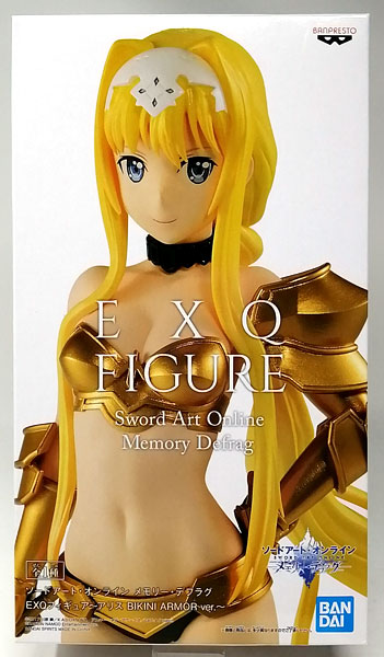 Banpresto Sword Art Online Memory Defrag EXQ Figure -Alice BIKINI ARMOR ver.- (Game-prize)