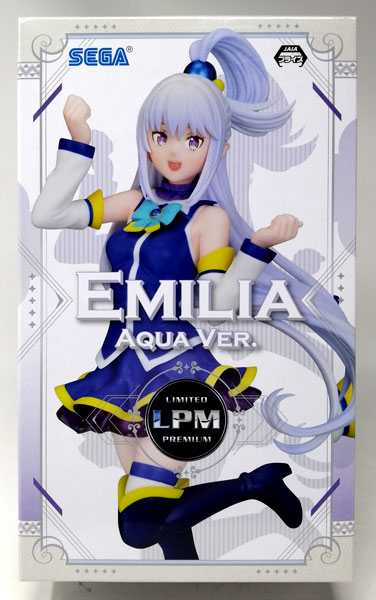 SEGA Re:ZERO -Starting Life in Another World- Limited Premium Figure "Emilia" Aqua Ver. (Game-prize)