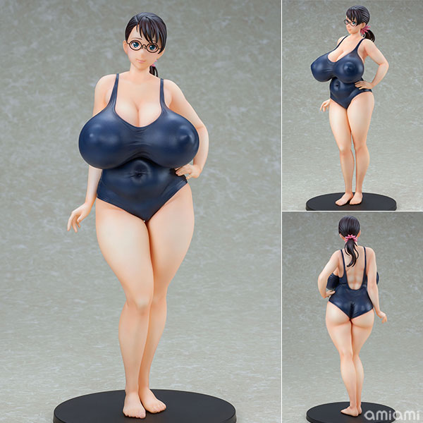Q-six Queen's Blade Beautiful Warriors Weapon Seller Cattleya Navy Swimsuit ver. 1/7 Complete Figure image 1