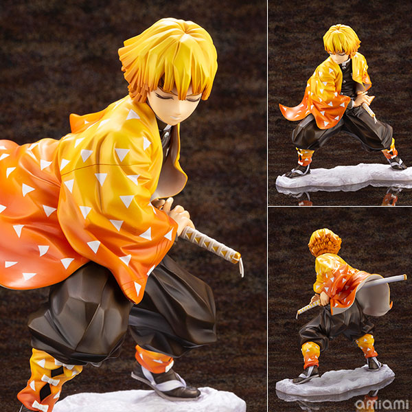 Kotobukiya ARTFX J Demon Slayer: Kimetsu no Yaiba Zenitsu Agatsuma 1/8 Complete Figure