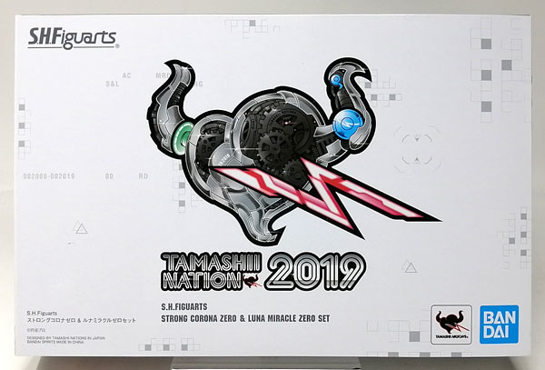 BANDAI SPIRITS S.H.Figuarts Strong-Corona Zero & Luna-Miracle Zero Set [TAMASHII NATION 2019, Tamashii Web Store Exclusive] image 1