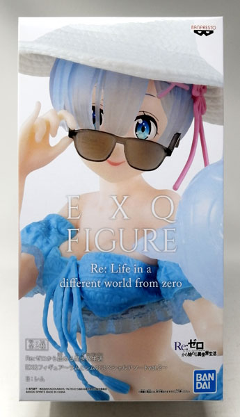 BANDAI SPIRITS Re:ZERO -Starting Life in Another World- EXQ Figure - Ram and Rem's Special Assortment vol.2- Rem (Game-prize)