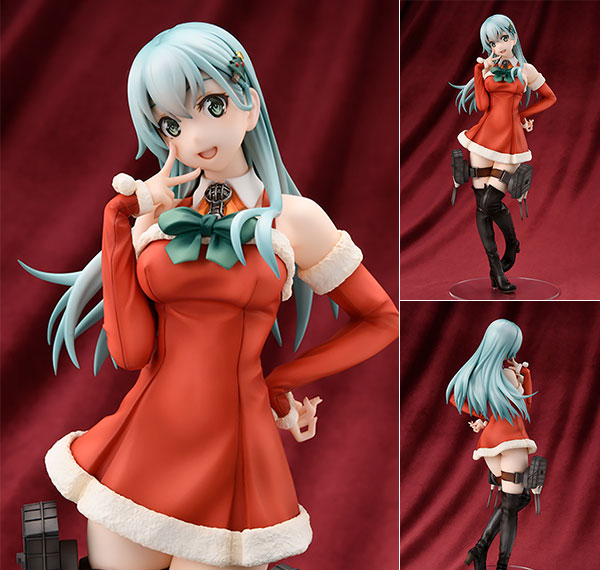 AMAKUNI [Bonus] Kantai Collection -Kan Colle- Suzuya [Xmas]mode Limited Edition 1/7 Complete Figure 图片 1