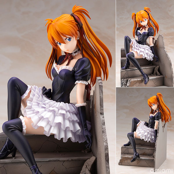 Kotobukiya Neon Genesis Evangelion Asuka Langley Soryu -Gothic Lolita ver.-:RE 1/7 Complete Figure hình ảnh 1