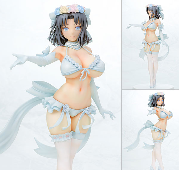 Q-six Shinobi Master Senran Kagura: New Link Yumi Wedding 2018 1/7 Complete Figure รูปภาพ 1