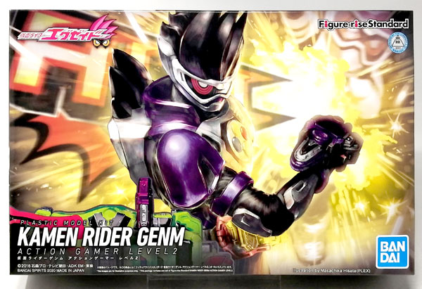 BANDAI SPIRITS Figure-rise Standard Kamen Rider Genm Action Gamer Level 2 Plastic Model [Hobby Online Shop Exclusive] hình ảnh 1