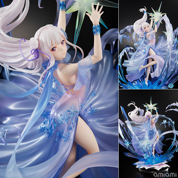 eStream Re:ZERO -Starting Life in Another World- Emilia -Crystal Dress Ver- 1/7 Complete Figure Bild 1