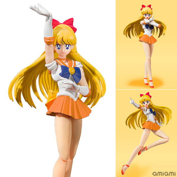 BANDAI SPIRITS S.H.Figuarts Sailor Venus -Animation Color Edition- "Sailor Moon" gambar 1