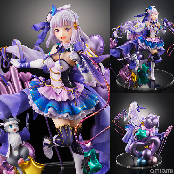 eStream Re:ZERO -Starting Life in Another World- Emilia -Idol Ver.- 1/7 Complete Figure