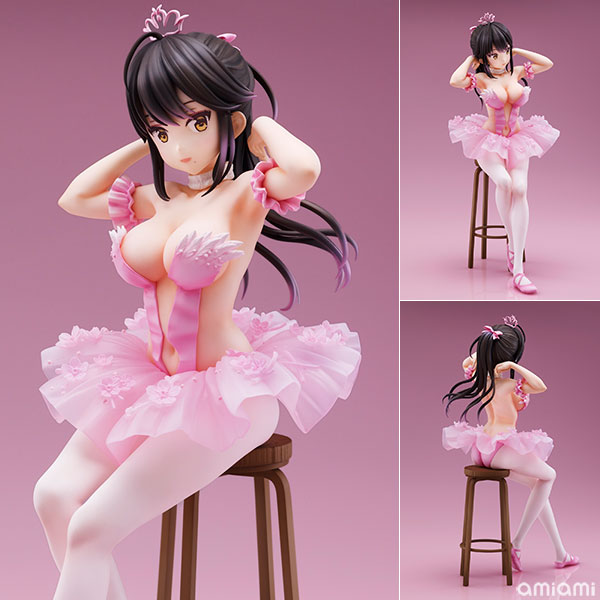 Union Creative Anmi Illustration "Flamingo Ballet Group" Ponytail Girl Complete Figure