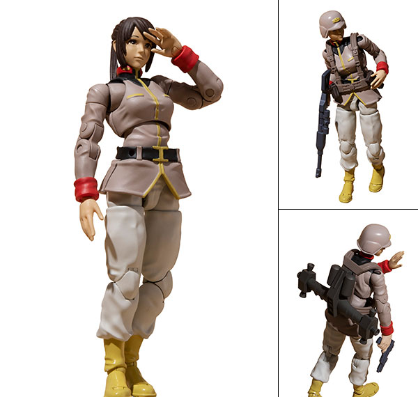 MegaHouse G.M.G. (Gundam Military Generation) Mobile Suit Gundam E.F.F. Normal Soldier 03 1/18 Posable Figure รูปภาพ 1