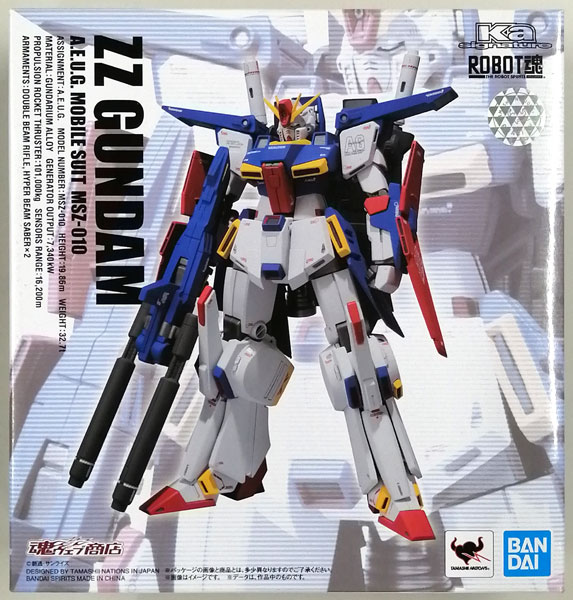 BANDAI SPIRITS Robot Spirits (Ka signature) -SIDE MS- Mobile Suit Gundam ZZ ZZ Gundam [Tamashii Web Shoten Exclusive]