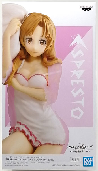 BANDAI SPIRITS Sword Art Online Alicization Rikorisu ESPRESTO -Clear materials- Asuna Soine ver. (Game-prize)
