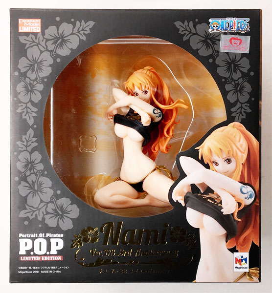 MegaHouse Portrait.Of.Pirates ONE PIECE "LIMITED EDITION" Nami Ver.BB_3rd Anniversary 1/8 Complete Figure (MegaTrea Shop, Jump Characters Store etc Exclusive) gambar 1