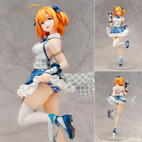 Emontoys 싫은 얼굴로 팬티 보여주는 아이돌 유이나 1/7 완성품 피규어