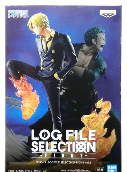 BANDAI SPIRITS ONE PIECE LOG FILE SELECTION-FIGHT-vol.2 Sanji (Game-prize)