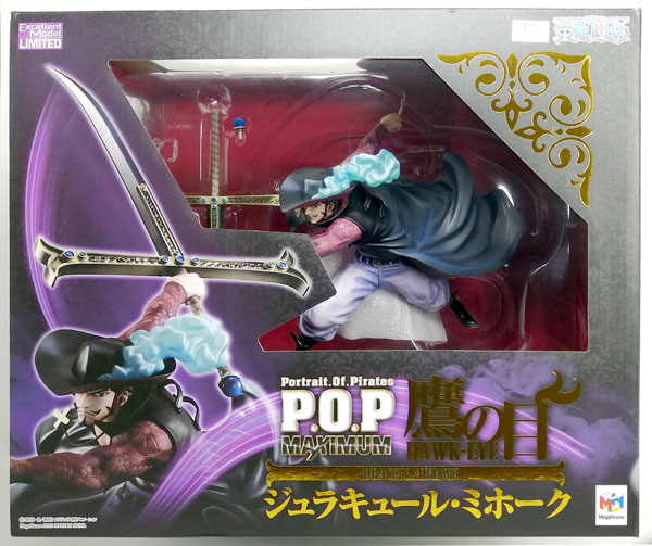 MegaHouse Portrait.Of.Pirates ONE PIECE "NEO-MAXIMUM" "Hawk Eye" Dracule Mihawk Complete Figure [MegaTrea Shop Exclusive]