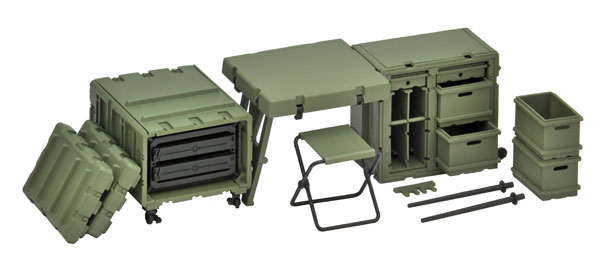Tomytec LittleArmory [LD033] Field Disc A 1/12 Plastic Model