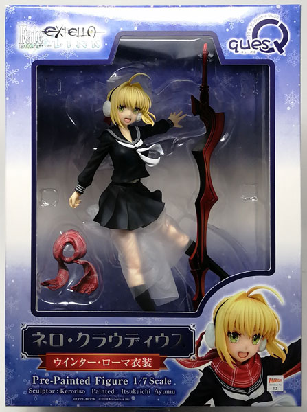 ques Q Fate/EXTELLA LINK Nero Claudius Winter Roma Outfit 1/7 Complete Figure (Loppi, HMV Exclusive)