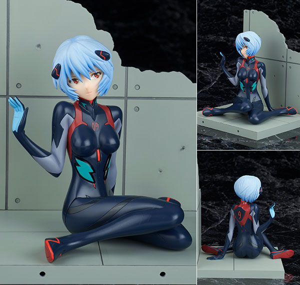 Bellfine Evangelion: 3.0+1.0 Rei Ayanami [Tentative Name] Plugsuit Ver. New Movie Color 1/7 Complete Figure Bild 1