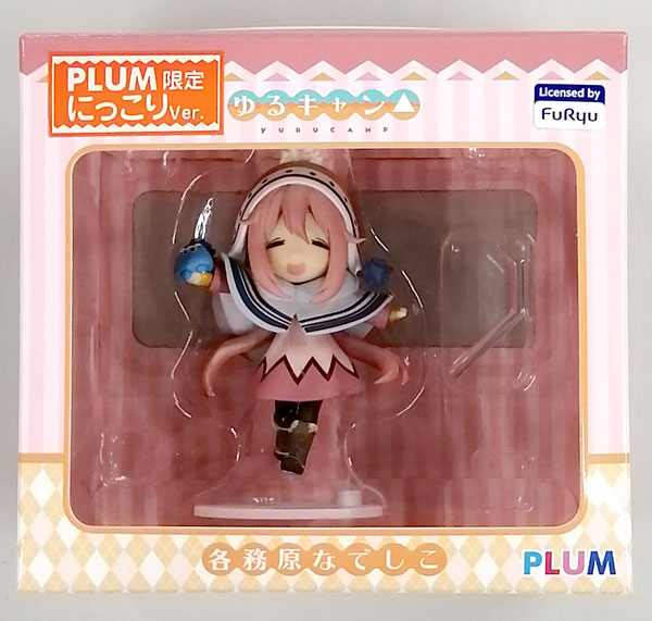 Plum 유루캠프 미니 피규어 카가미하라 나데시코 만면의 웃음 Ver. [PLUM 한정]