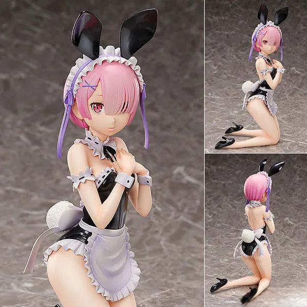 FREEing B-STYLE Re:ZERO -Starting Life in Another World- Ram Bare Leg Bunny Ver. 1/4 Complete Figure image 1