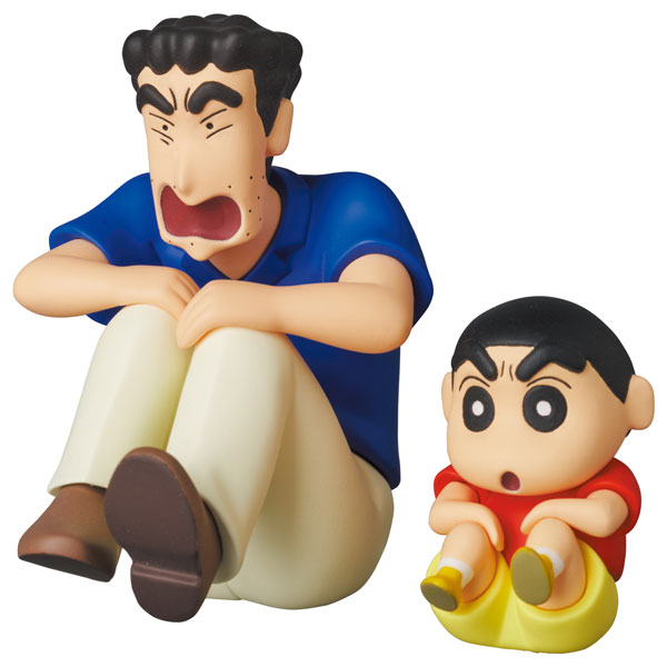 Medicom Toy Ultra Detail Figure No.639 UDF Crayon Shin-chan Series 3 Ketsudakearuki Hiroshi & Shinnosuke