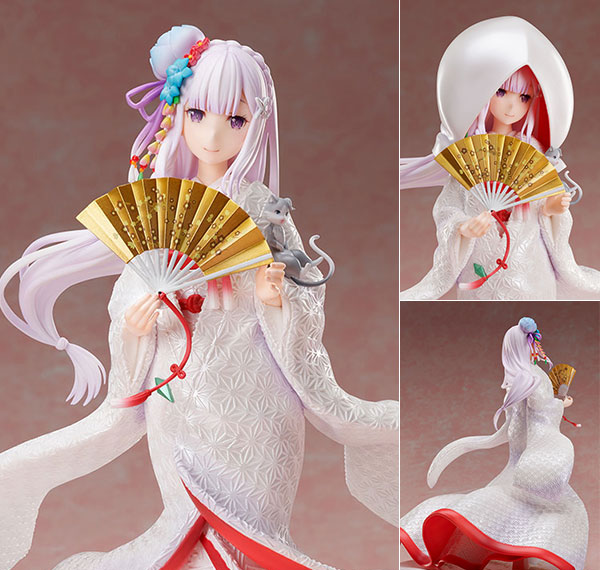 FuRyu Re:ZERO -Starting Life in Another World- Emilia -Shiromuku- 1/7 Complete Figure