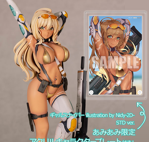 Alphamax [Bonus] Girl Sniper illustration by Nidy-2D- STD ver. 1/6 Complete Figure รูปภาพ 1