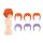 Kotobukiya Sousai Shoujo Teien After School Short Wig A [Orange & Purple] 1/10 Plastic Model imagen 13