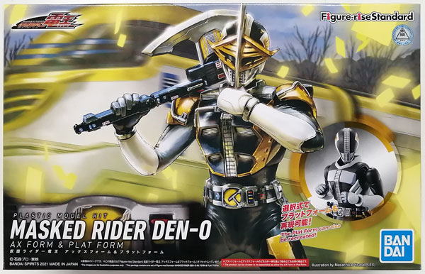 BANDAI SPIRITS Figure-rise Standard Kamen Rider Den-O Ax Form & Platform Plastic Model [Hobby Online Shop Exclusive] gambar 1