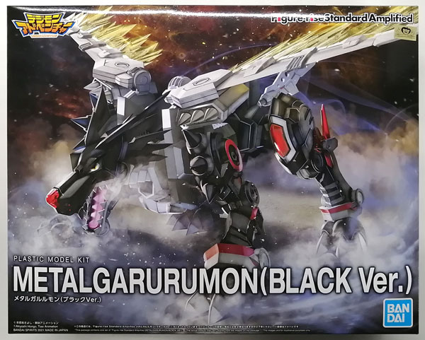 BANDAI SPIRITS Figure-rise Standard Amplified Metal Garurumon (Black Ver.) Plastic Model [Hobby Online Shop Exclusive]