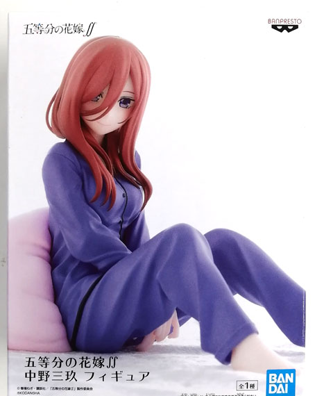 BANDAI SPIRITS The Quintessential Quintuplets SS Miku Nakano Figure gambar 1