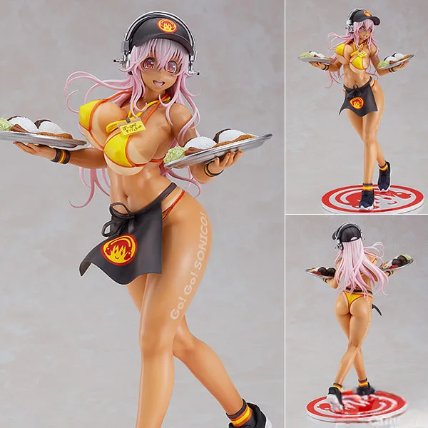 Max Factory Super Sonico Bikini Waitress Ver. 1/6 Complete Figure image 1