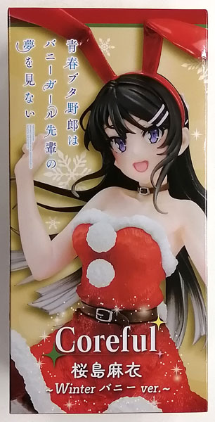 Taito Rascal Does Not Dream of Bunny Girl Senpai Coreful Figure Mai Sakurajima -Winter Bunny ver.- (Game-prize) Bild 1