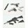Tomytec LittleArmory [LABH01] "Resident Evil: Infinite Darkness" Weapons 1, 1/12 Plastic Model Bild 3